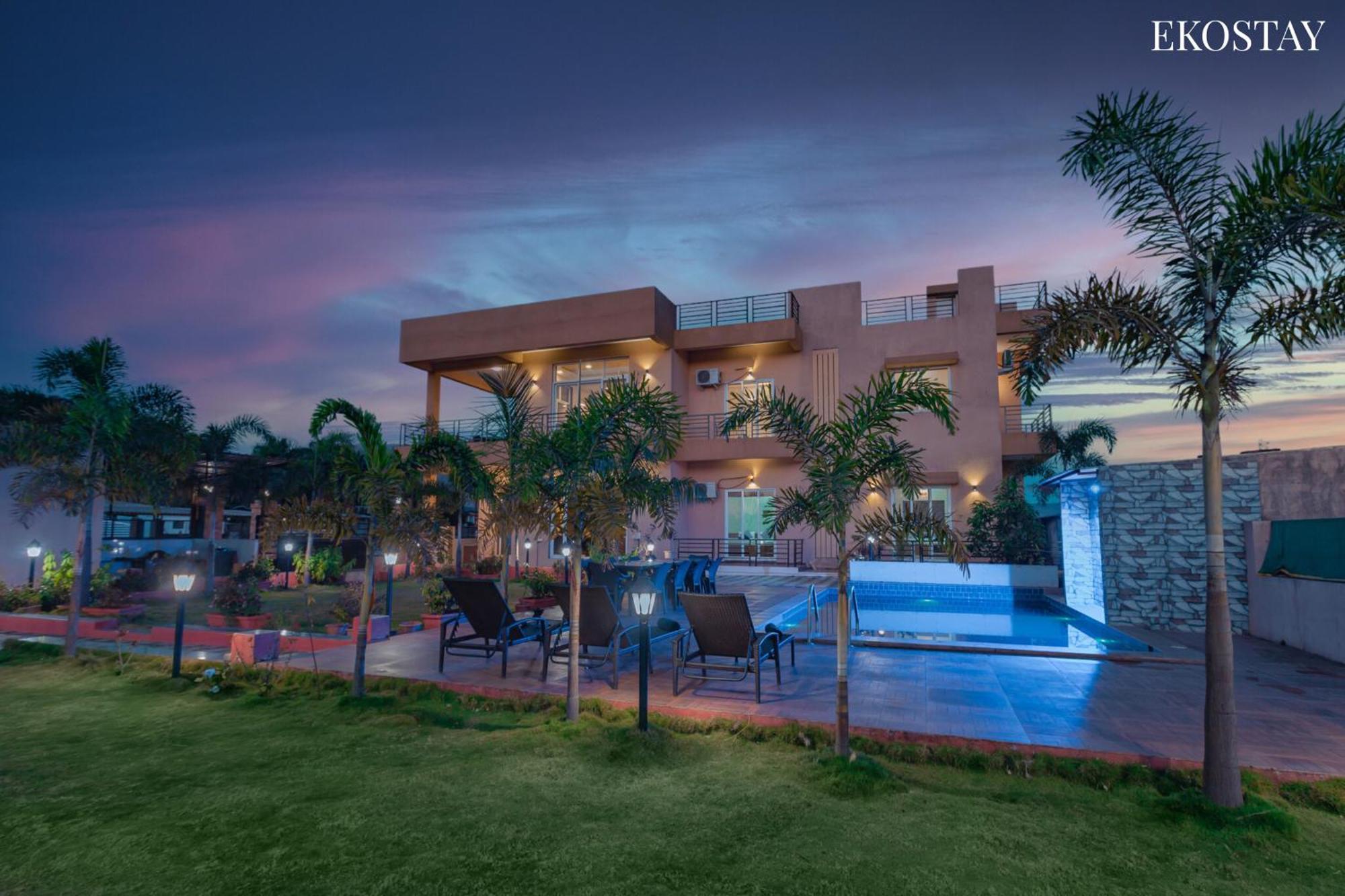 Eko Stay - Octagon Farms Villa Lonavla Exterior foto